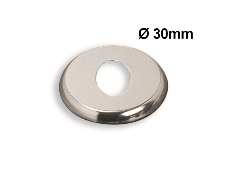 Rosone rosetta cromata foro ovale da Ø 95 mm