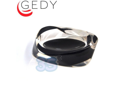 Piattino portasapone serie TWIST color nero - Gedy