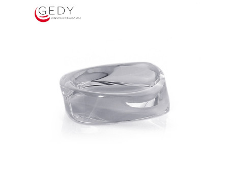 Portasapone serie TWIST color argento