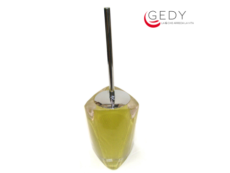 Scopino wc serie TWIST color verde avocado