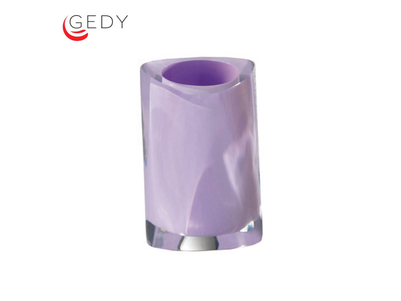 Bicchiere portaspazzolini serie TWIST color lilla