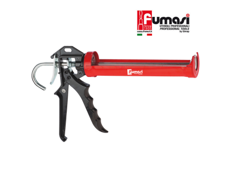 Pistola manuale per cartucce di silicone e ancorante chimico con meccanismo rinforzato tipo professionale