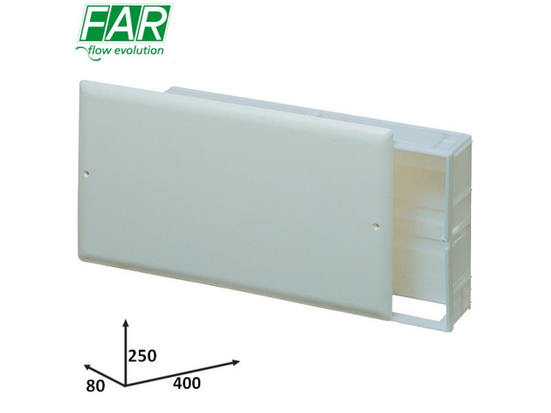 7425 - Cassetta di ispezione per collettore in plastica 'TUTTO' 400x250x80 mm - FAR