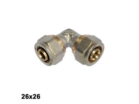 Multistrato avvitare - Gomito curva a 90° 26 x 26 mm