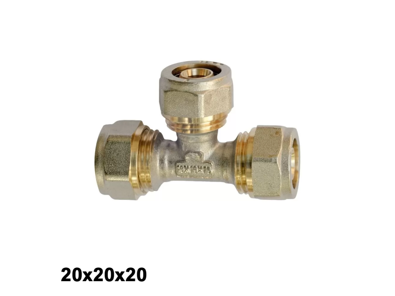 Multistrato avvitare - Raccordo TEE 90° diametro 20 mm