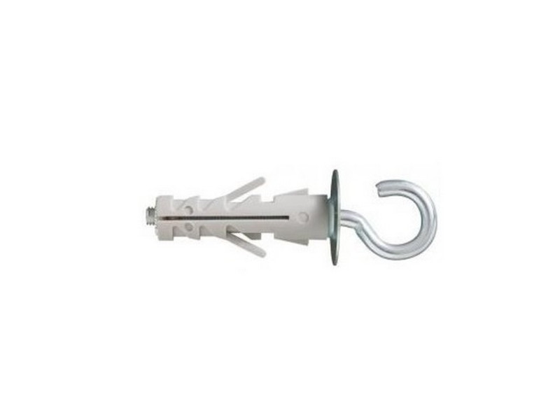 Tassello con gancio ad occhiolo aperto Ø 9 mm