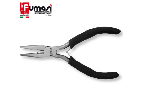 Pinza di precisione con becco lungo punta zigrinata - FUMASI