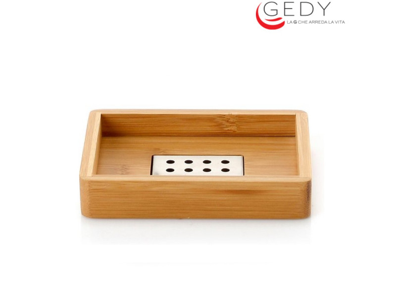 Portasapone serie BAMBU' in legno