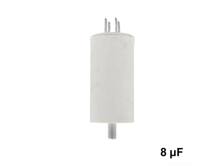 Condensatore di marcia universale 8 µF - 440 Vac - 50/60 Hz