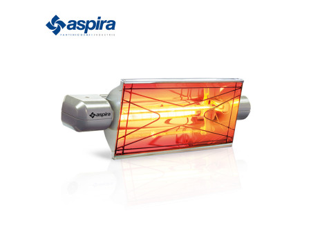 Lampada riscaldatore elettrico a raggi infrarossi KALORDOMUS Aspira Fantini Cosmi