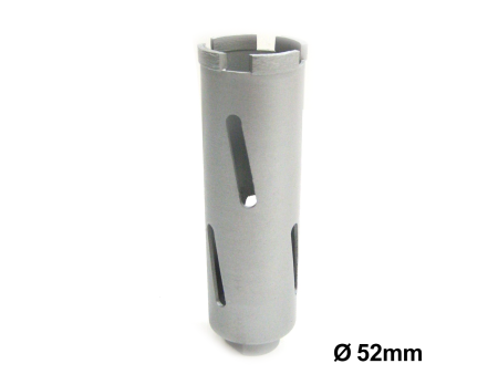 Fresa al diamante per carotatrice Ø 52 mm - lunghezza 160mm