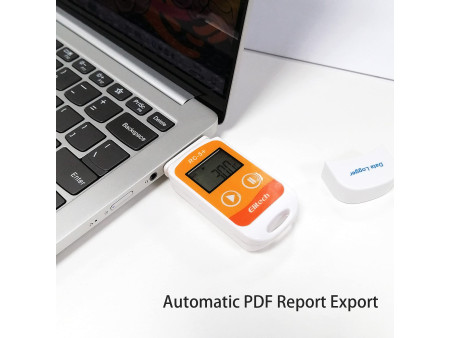 Elitech RC-5+ data logger, registratore di temperatura USB report in PDF