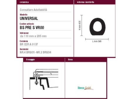 Sedile per wc BETA Simas - ACB Ercos linea GOLD