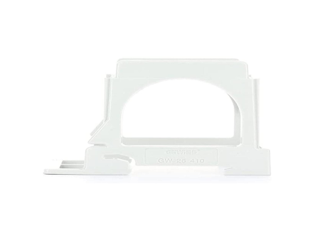 Supporto per montaggio frutti Gewiss System su guida DIN - 1 posto