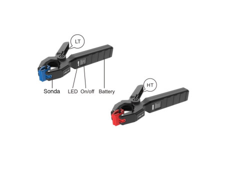 Stazione di carica e vuoto automatica portatile con sonde di temperatura wireless