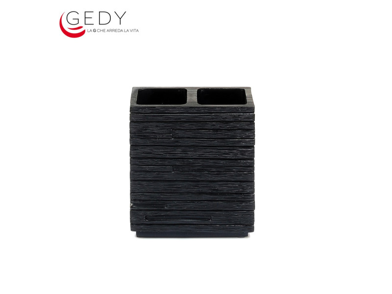 Bicchiere portaspazzolini Quadrotto Gedy