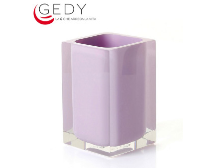 Bicchiere portaspazzolini RAINBOW color lilla