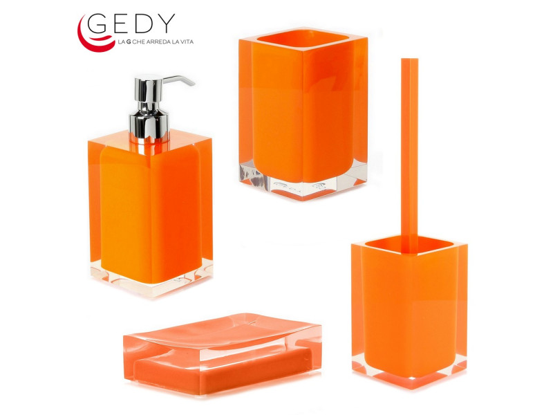 Serie completa 4 pezzi RAINBOW color arancio