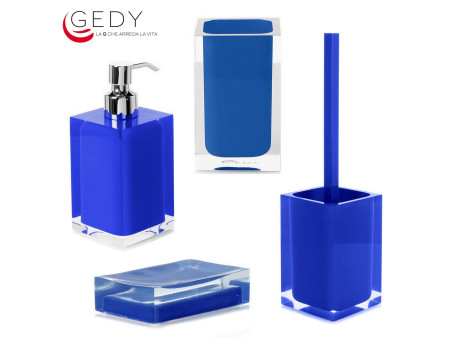 Serie completa 4 pezzi RAINBOW color blu