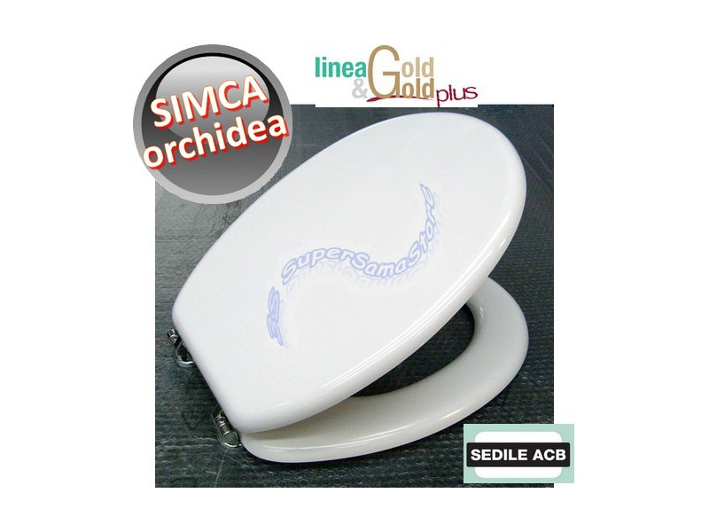 Sedile per wc ORCHIDEA Simca - ACB Ercos linea GOLD