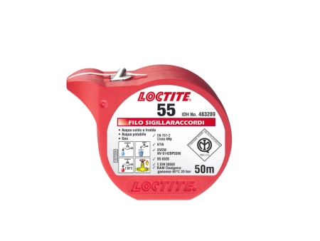 LOCTITE 55 FILO - nastro sigilla raccordi in multifibra di nylon lunghezza 50 mt
