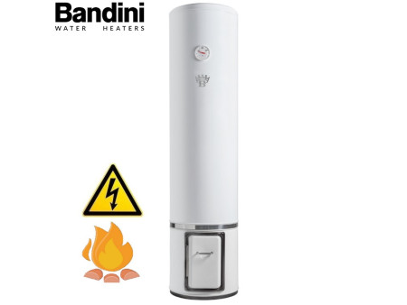 Scaldabagno misto legna - elettrico verticale, a basamento - BANDINI