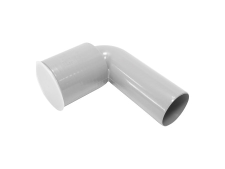 Curva 90° per WC Ø 90 mm per scarico ad innesto prolungata