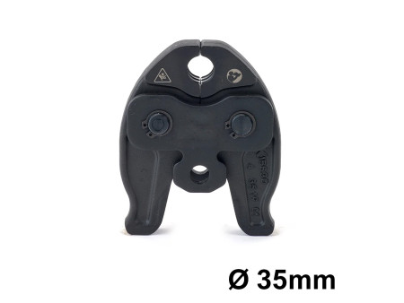 Ganascia pinza per rame profilo V Ø 35 mm raccordi tipo Viega