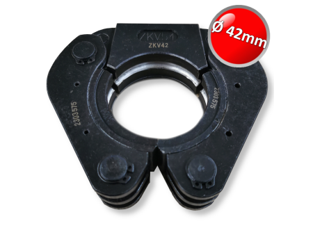 Ganascia pinza per rame profilo V Ø 42 mm raccordi tipo Viega