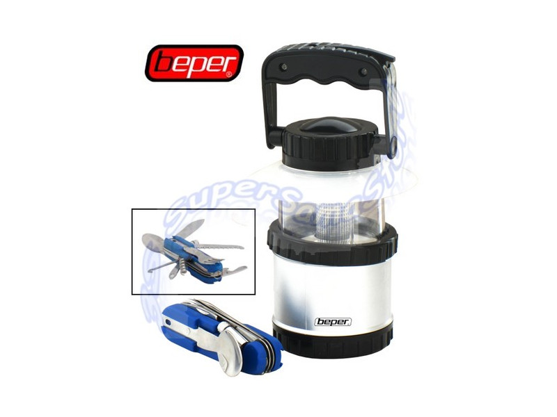 Lanterna da camping e coltellino multiuso