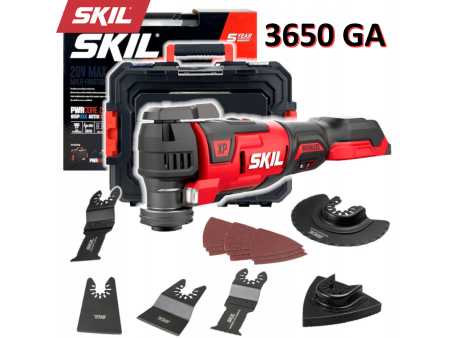 Utensile multifunzione a batteria levigatura - segatura - taglio - SKIL 3650 GA 20 V Max