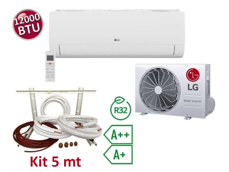 Climatizzatore mono split LG LIBERO 12000 btu 3.5 kw A++ A+ + kit installazione 5 mt
