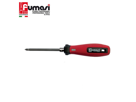 Giravite cacciavite fumasi doppio uso con testa taglio + croce