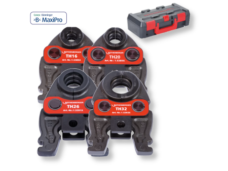 SET DI 4 GANASCE COMPACT PER PRESSATRICE ADATTE AL MULTISTRATO TH 16-20-26-32 mm ROTHENBERGER