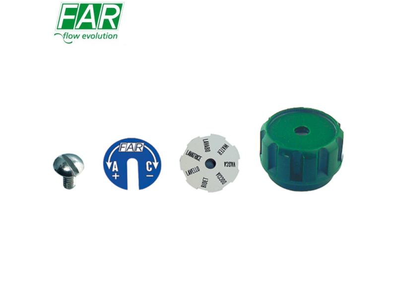 8985 - KIT COMPLETO DI RICAMBIO MANOPOLA PER COLLETTORE MULTIFAR ? FAR