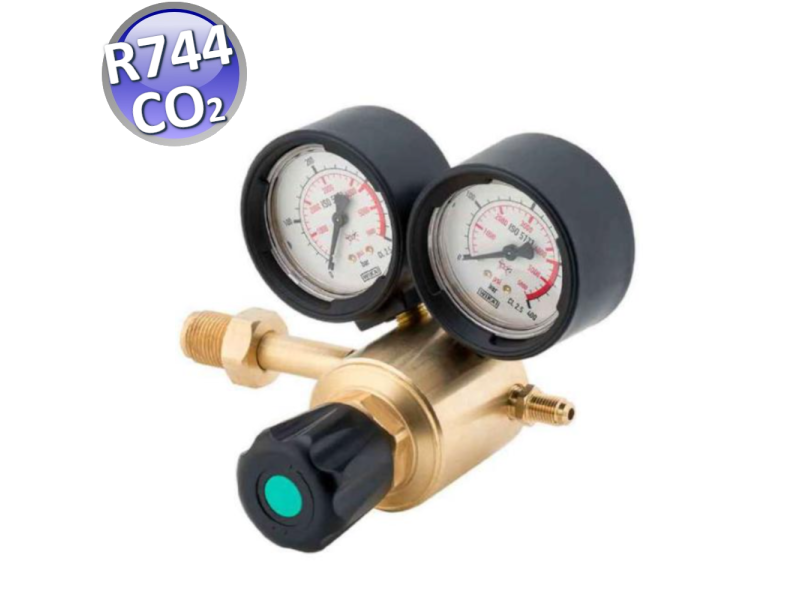 RIDUTTORE DI PRESSIONE REGOLATORE PER BOMBOLA CO2 - R744
