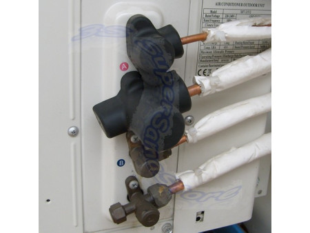 Coppia copri rubinetti unità esterna climatizzatore in gomma