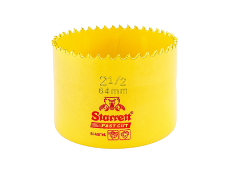 STARRETT 64 MM -2''1/2 SEGA A TAZZA BIMETALLICA FAST CUT