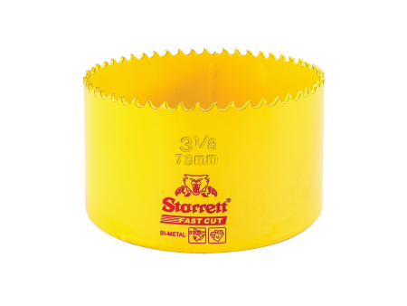 STARRETT 79 MM -3''1/8 SEGA A TAZZA BIMETALLICA FAST CUT