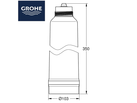 BLUE FILTRO 2500L TAGLIA L - GROHE