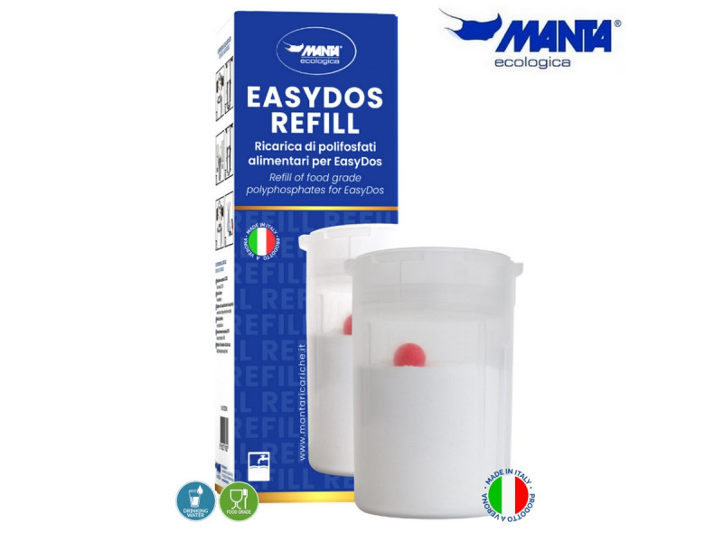 Ricarica EasyDos Refill sali polifosfati per dosatore Manta Ecologica