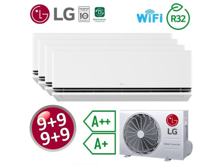 Climatizzatore 9000+9000+9000+9000 quadri split LG DELUXE WiFi ThinQ A++/A+