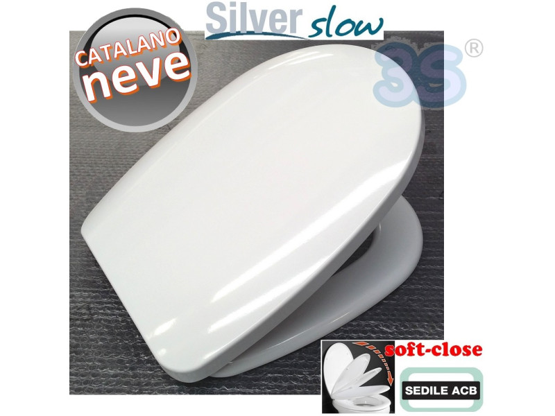 Sedile per wc NEVE Catalano chiusura rallentata SOFT CLOSE - ACB Ercos