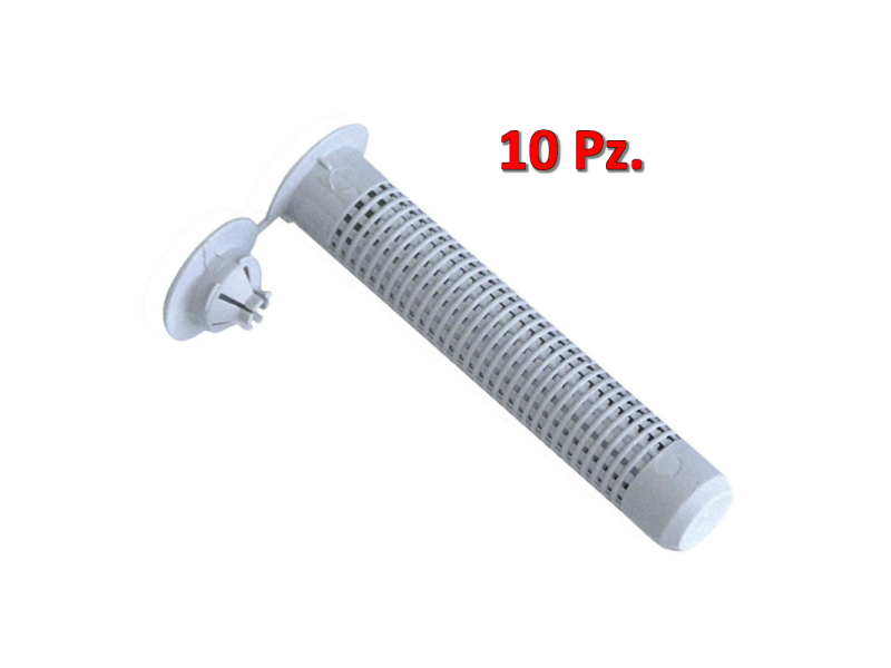 BUSSOLA RETINATA Calza - Gabbietta per tassello chimico in plastica perforata - confezione 10 Pz.