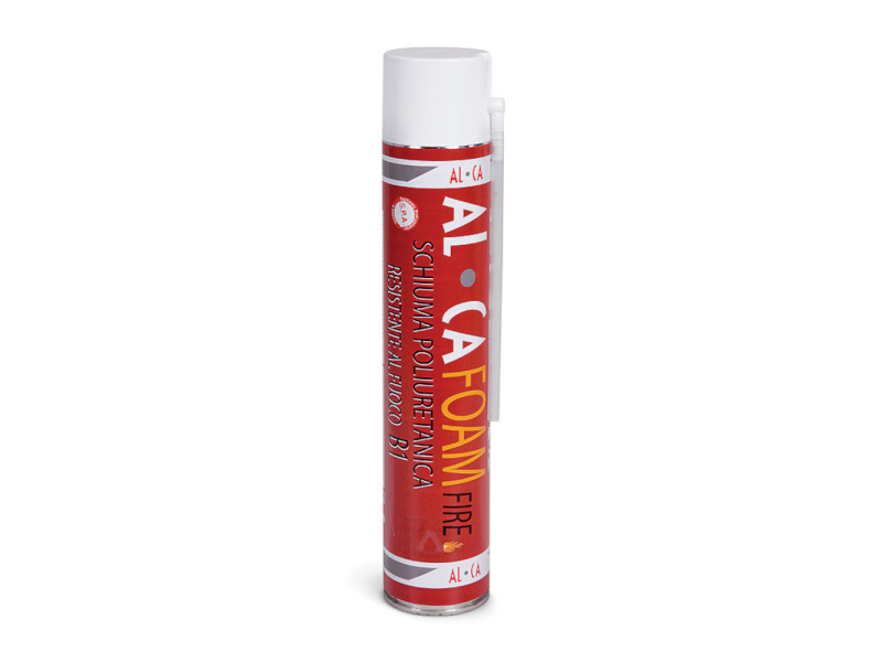 Schiuma poliuretanica ALCA FOAM FIRE 750 ml - resistente al fuoco alte temperature