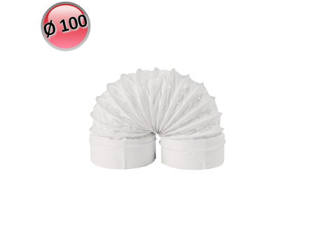 Manicotto giunto flessibile per tubo Ø 100 mm lunghezza 500 mm - VMC cappa cucina