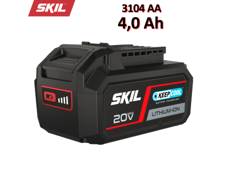 Batteria al litio 20V Max da 4,0 Ah KEEPCOOL SKIL 3104 AA