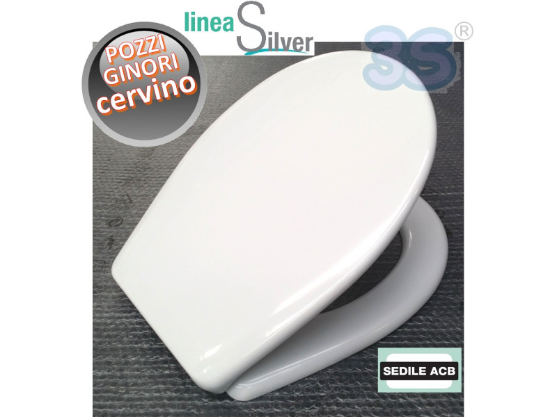 Sedile per wc CERVINO Pozzi Ginori in termoindurente - ACB Ercos