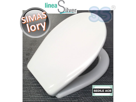 Sedile per wc LORY Simas in termoindurente - ACB Ercos