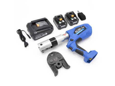 Pressatrice a batteria per raccordi rame e multistrato - 2 batterie